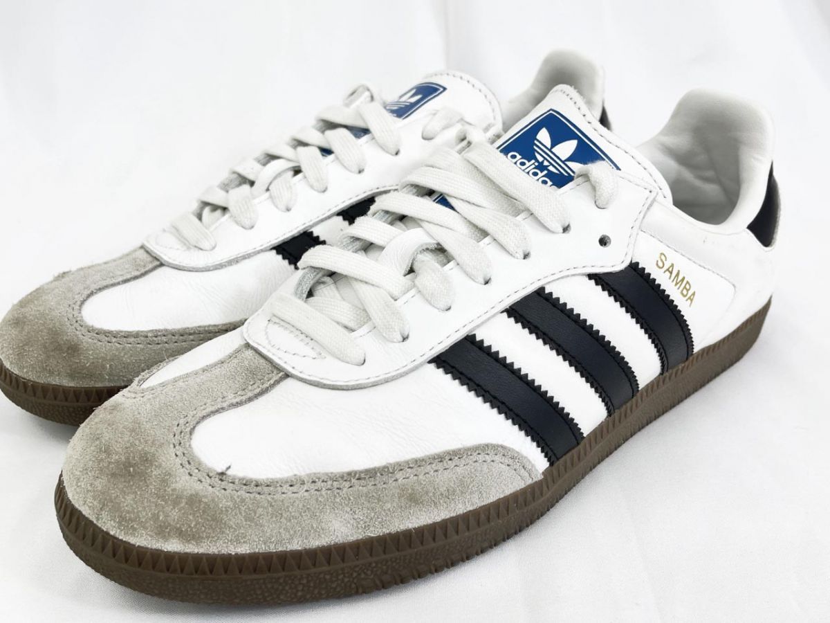 adidas originals アディダスオリジナルス Samba OG サンバ B75806 ローカット スニーカー size25.0/白 ■■◎レディース