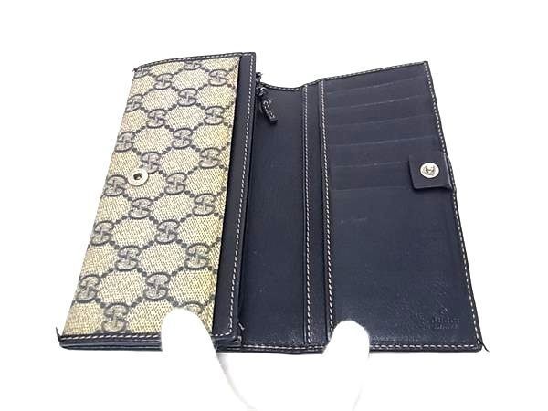 限定SALE，最新作 GUCCI グッチ 長財布 GGスプリーム 212186 ブラウン