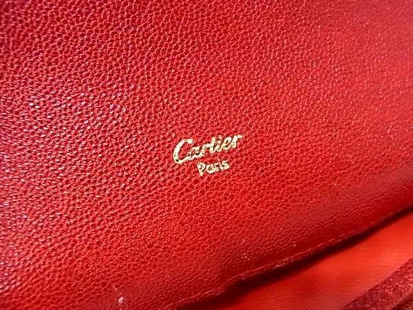 CARTIER カルティエ 長財布 ラブコレクション レッド系 レザー