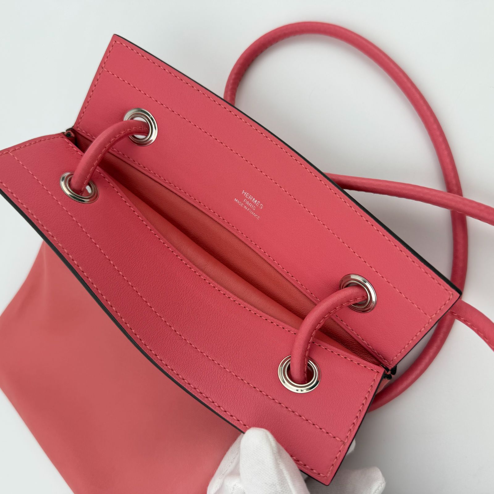 中古 エルメス HERMES レディース ショルダーバッグ ローズサクラ 