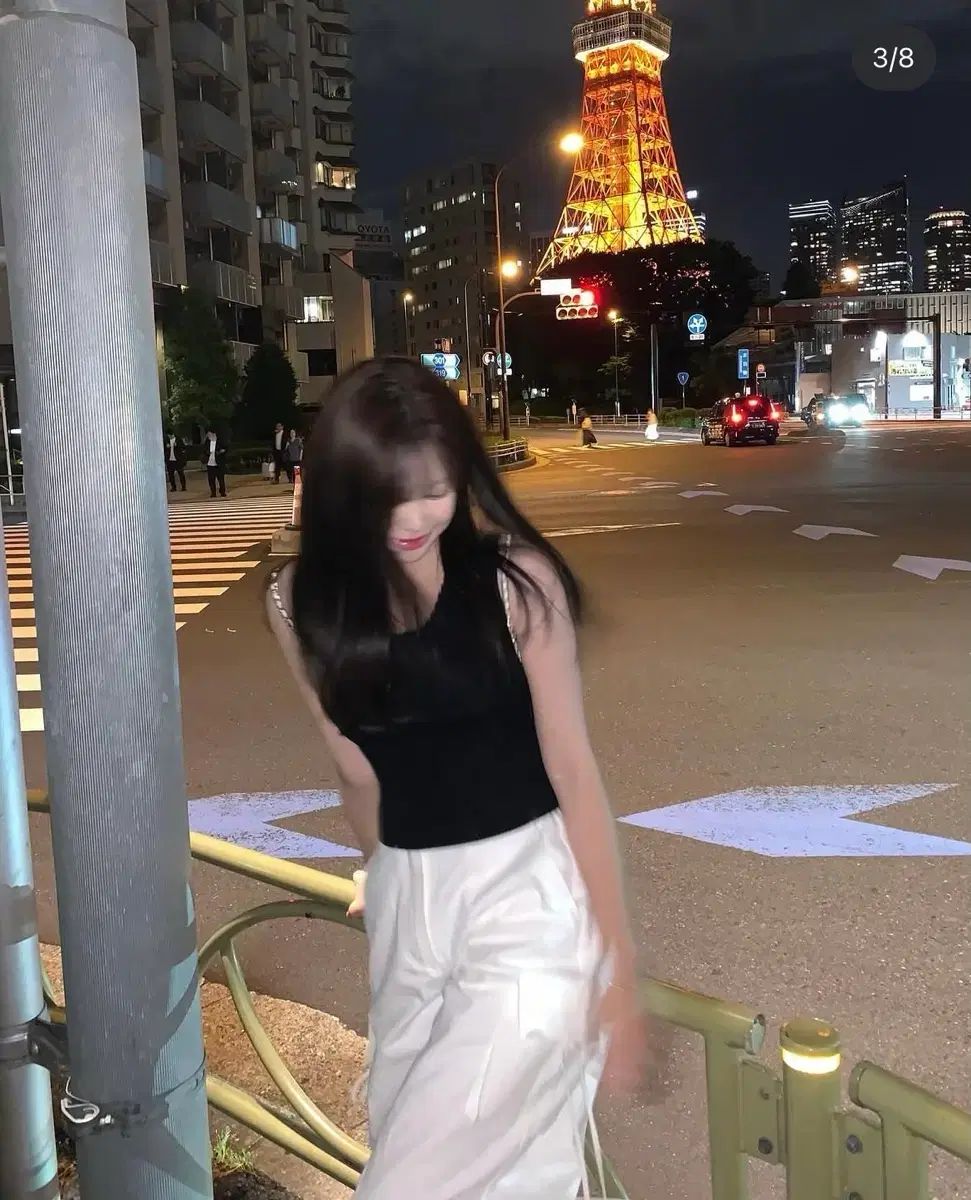 ベルニ サマー アイレット ニット ブラック