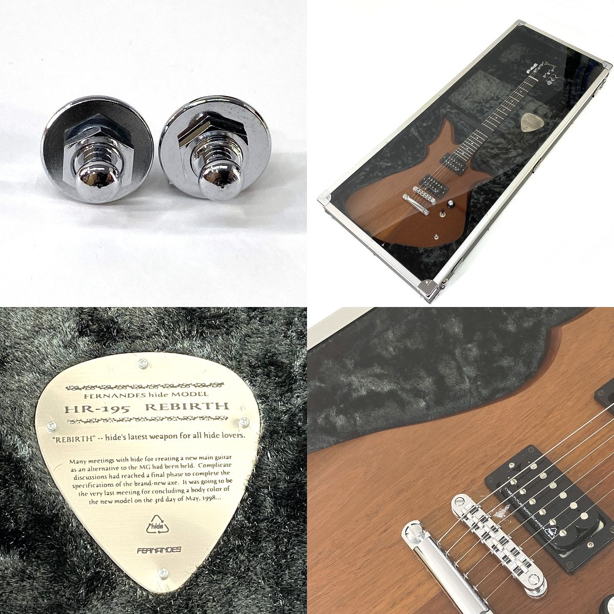 ほぼ未使用品!! Burny HR-195 REBIRTH - hideモデル Burny バーニー HR-195 REBIRTH ナチュラル X JAPAN hide 限定300本