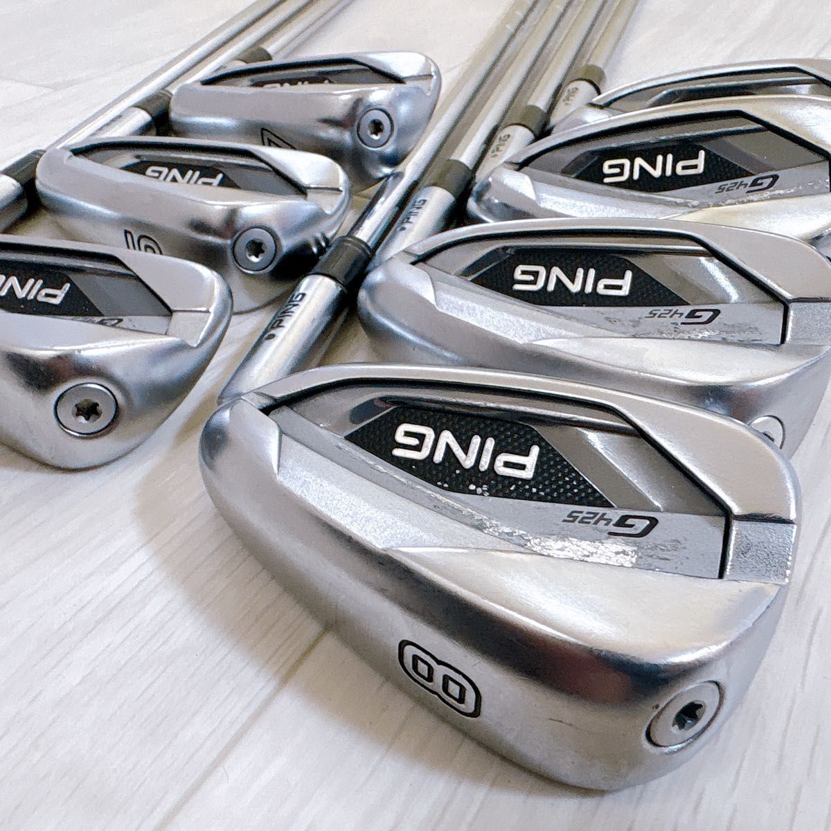 PING G425 ピン メンズアイアンセット 7本 右利き S 黒ドット N.S.PRO