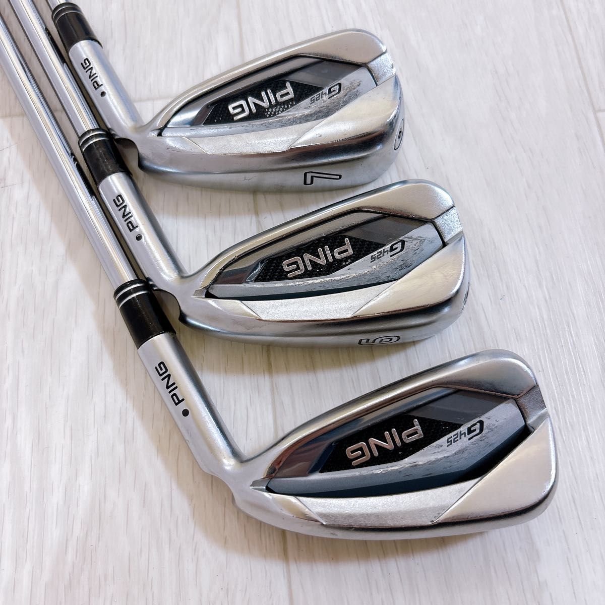 PING G425 ピン メンズアイアンセット 7本 右利き S 黒ドット N.S.PRO