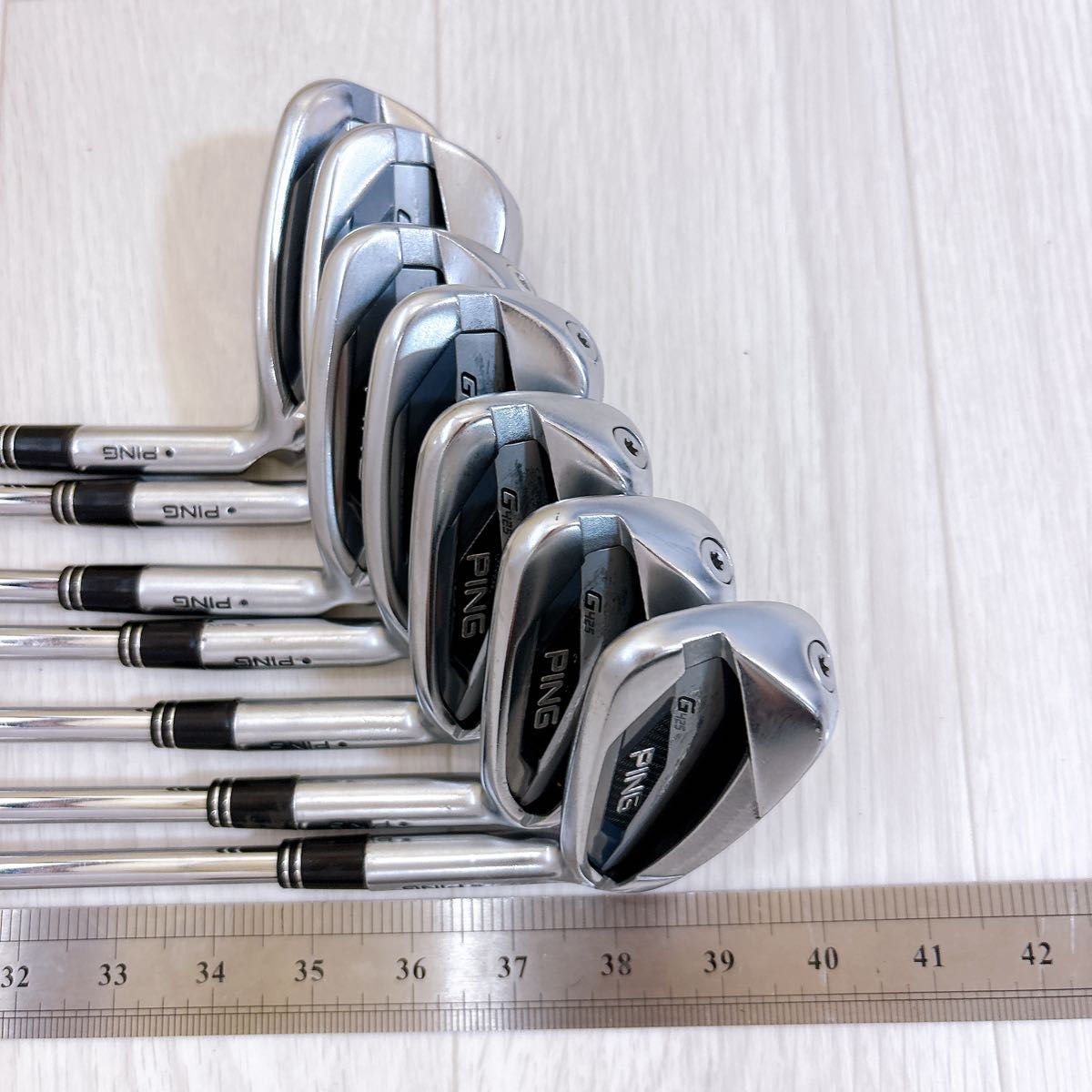 PING G425 ピン メンズアイアンセット 7本 右利き S 黒ドット N.S.PRO