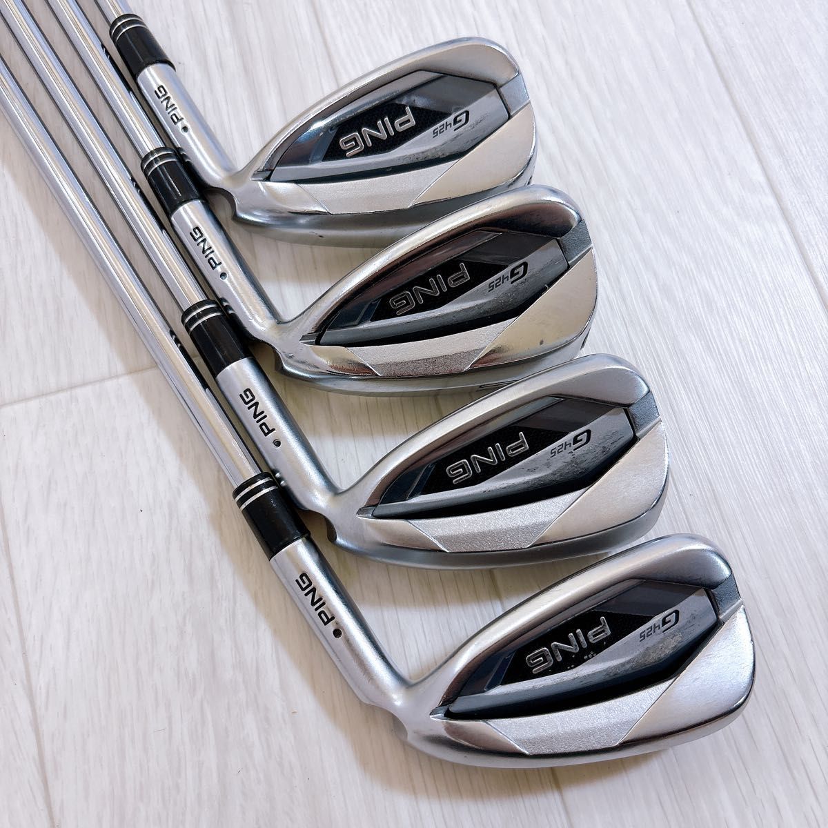 PING G425 ピン メンズアイアンセット 7本 右利き S 黒ドット N.S.PRO