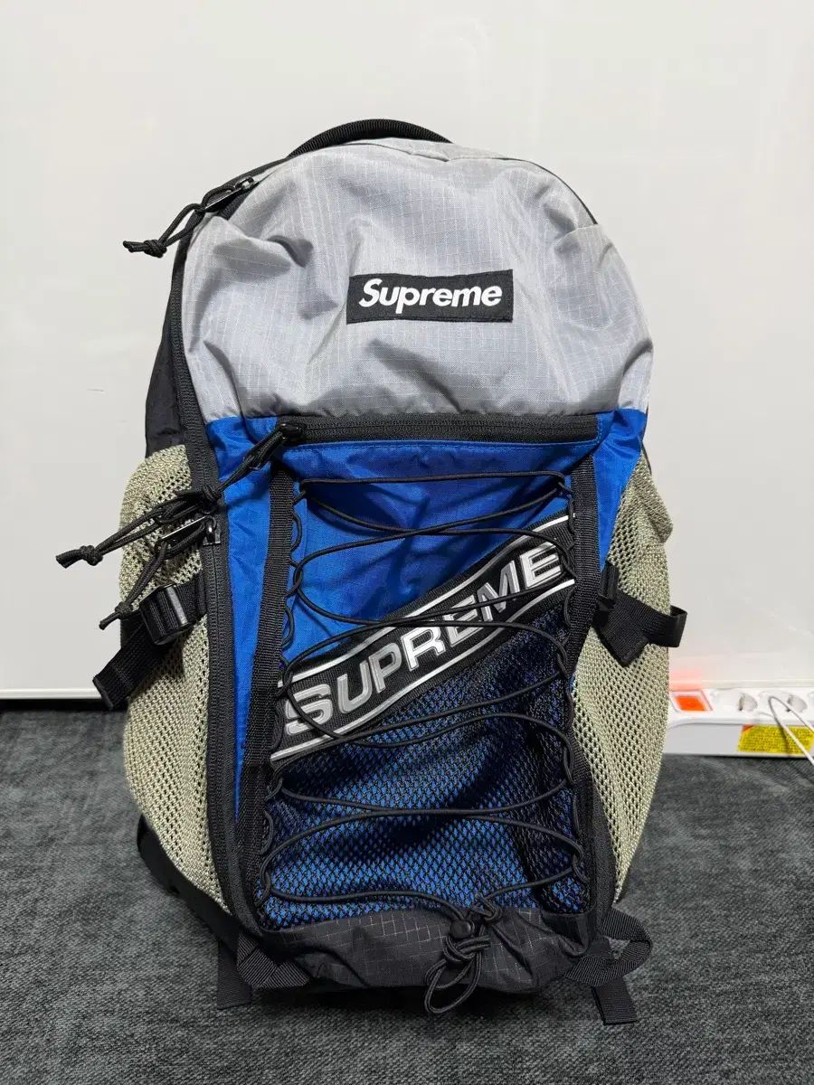 Supreme バックパック ブルー 23FW