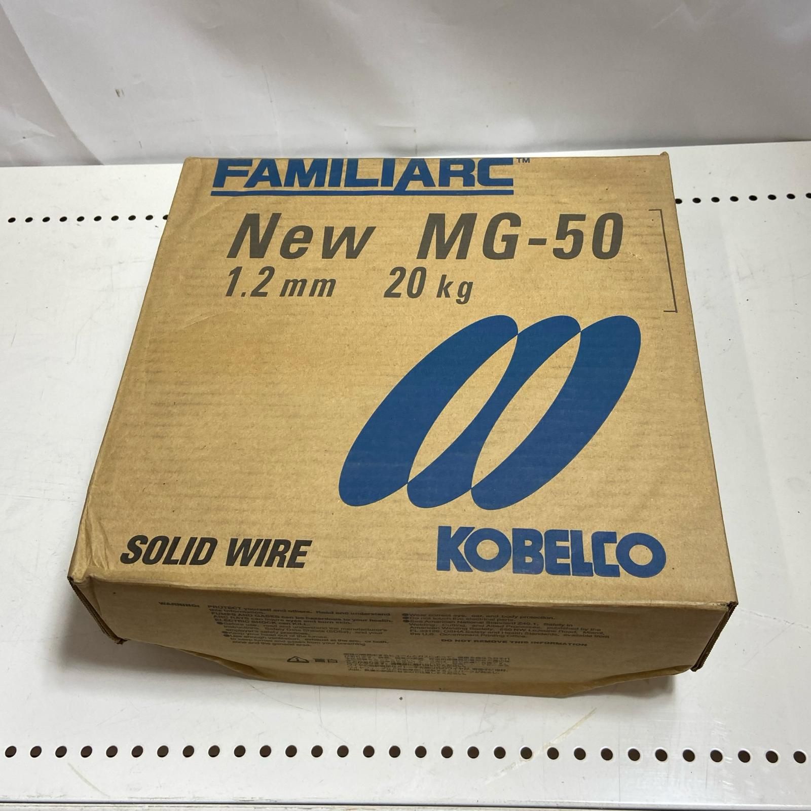 KOBELCO 高電流用ソリッドワイヤ　New MG-50 1.2 mm-20㎏
