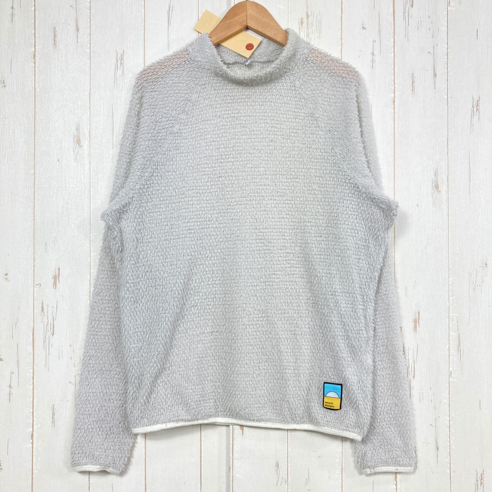 ✉️Unisex S アイボリー系 Senchi Designs ( センチデザインズ ) アルファ 60 クルーネック Alpha 60 Crewneck ポリエステル ウェア トップス アウター ジャケット フリース ポーラテック・アルファダ