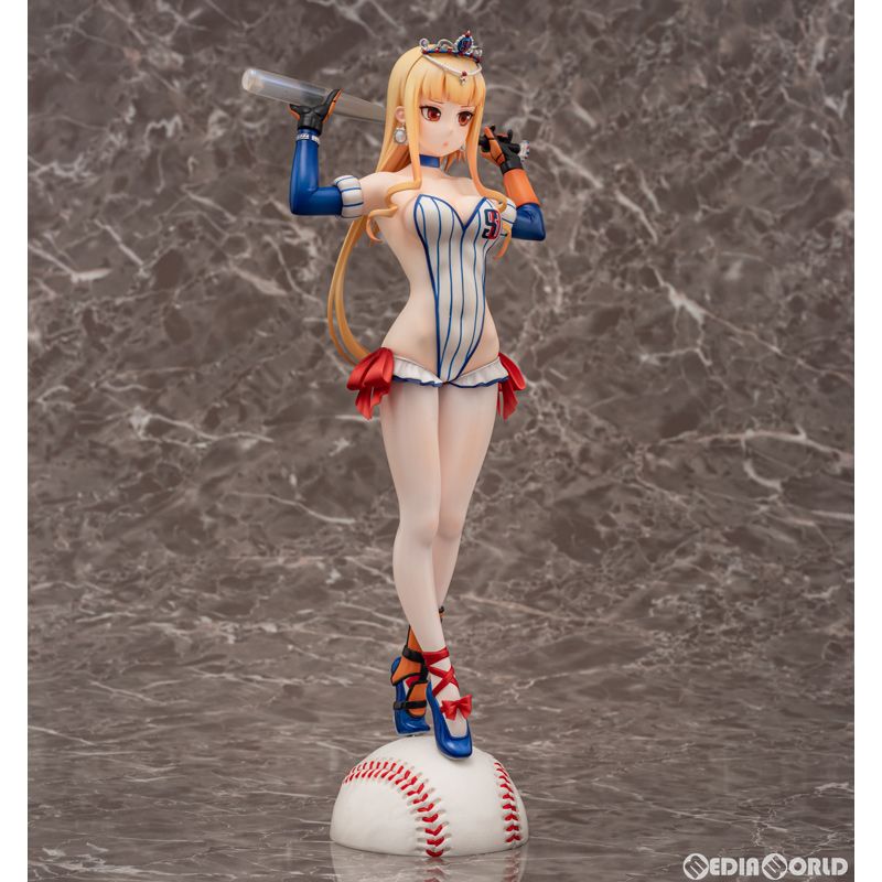 初回限定特典付属 王坂皇華(おうさかおうか) 百合とバット 1/7 完成品 フィギュア 絵梦(エモン)トイズ(EMONTOYS) 初回限定特典付属 王坂皇華(おうさかおうか) 百合とバット 1/7