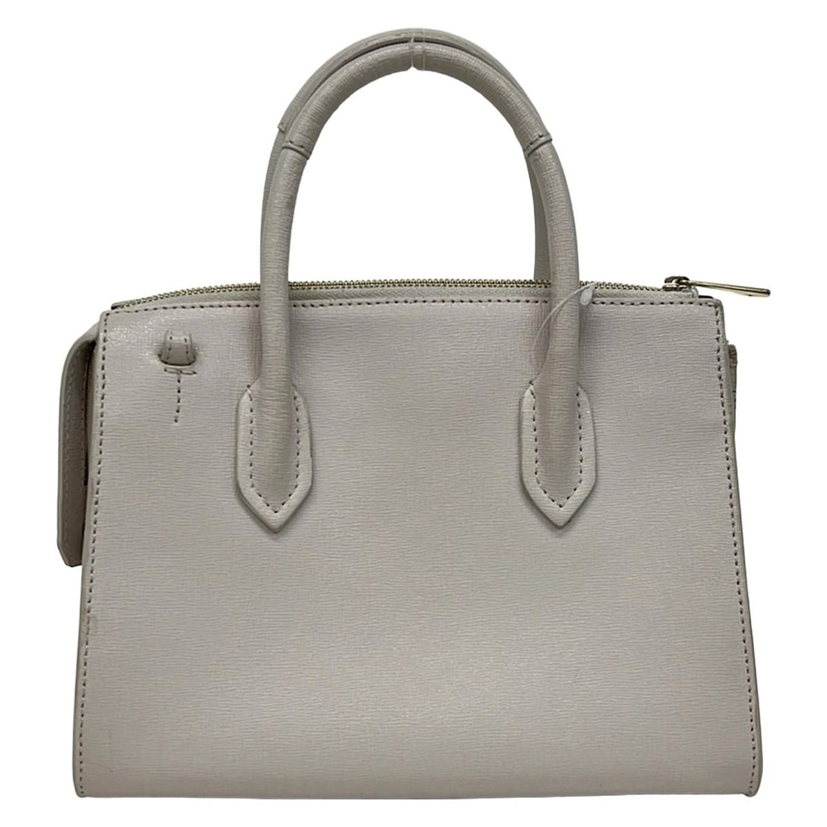 FURLA(フルラ) ハンドバッグ - ピンクベージュ レザー - メルカリ