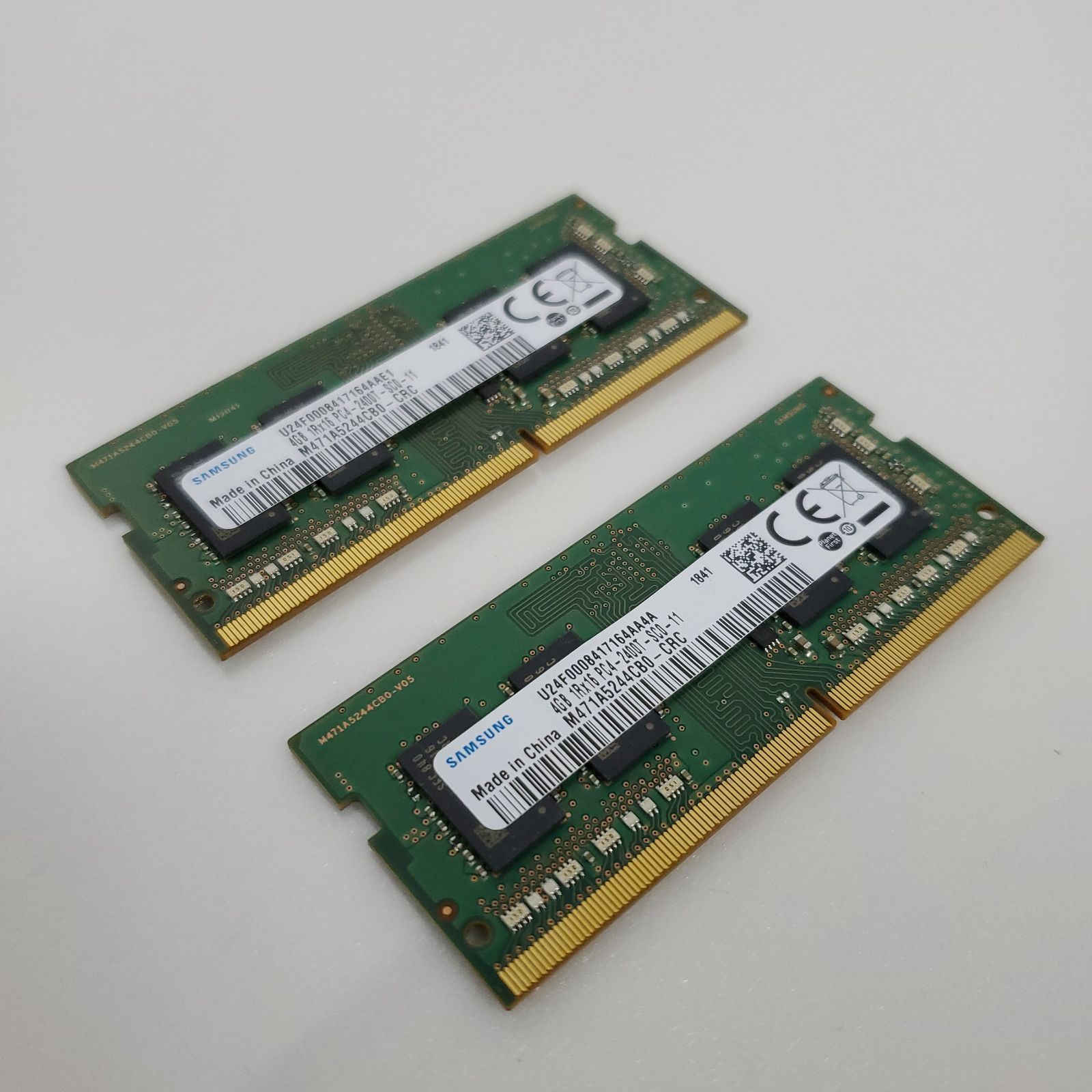 SAMSUNG ノートPC用DDR4-2400 (PC4-19200) 合計メモリ8GB（4GB×2）4GB