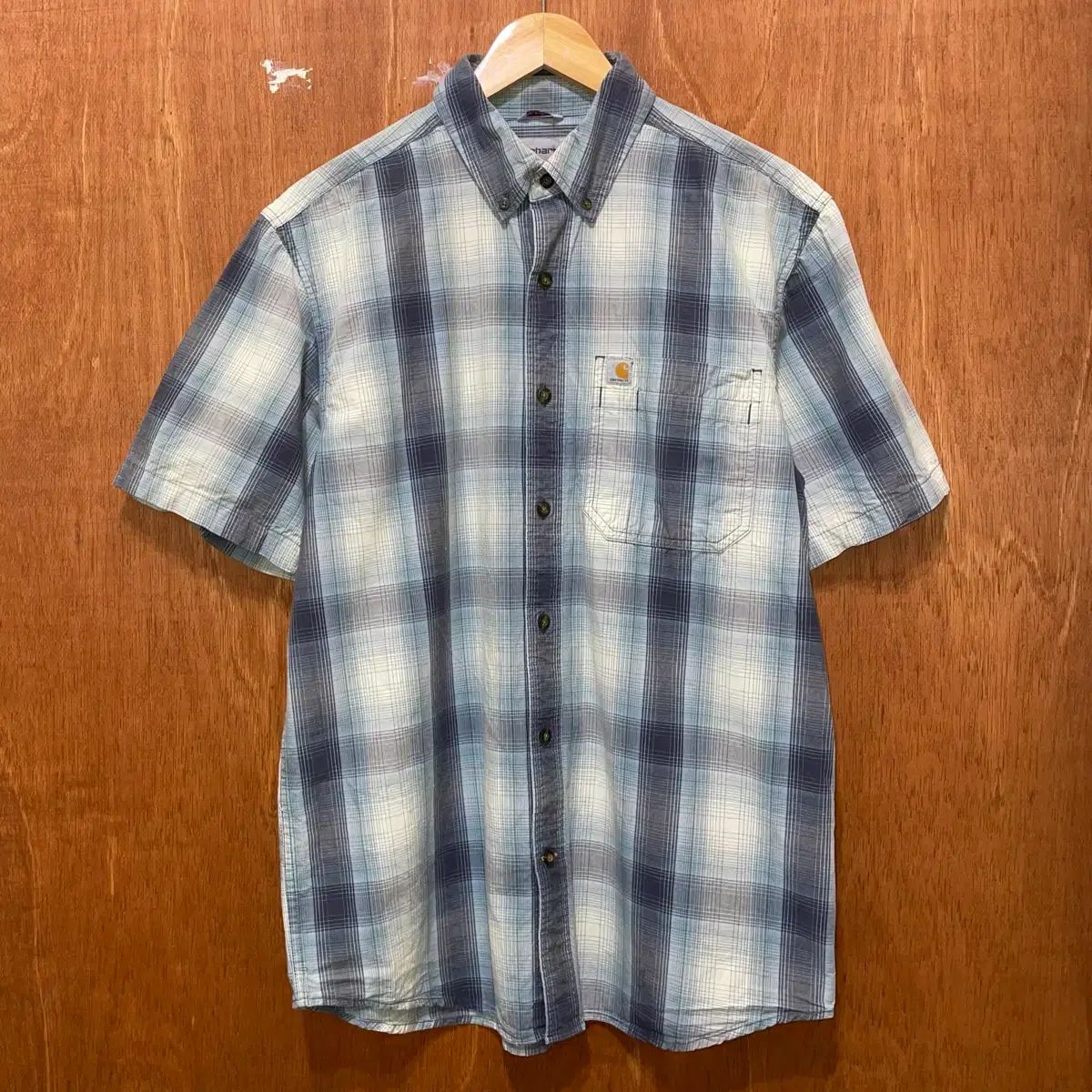 (M) Carhartt カーハート CHECK 半袖 シャツ リラックスドフィット