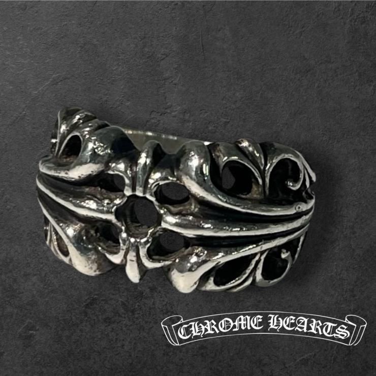 CHROME HEARTS クロムハーツ K&T KTリング 指輪 シルバー 16.5号 ★美品★