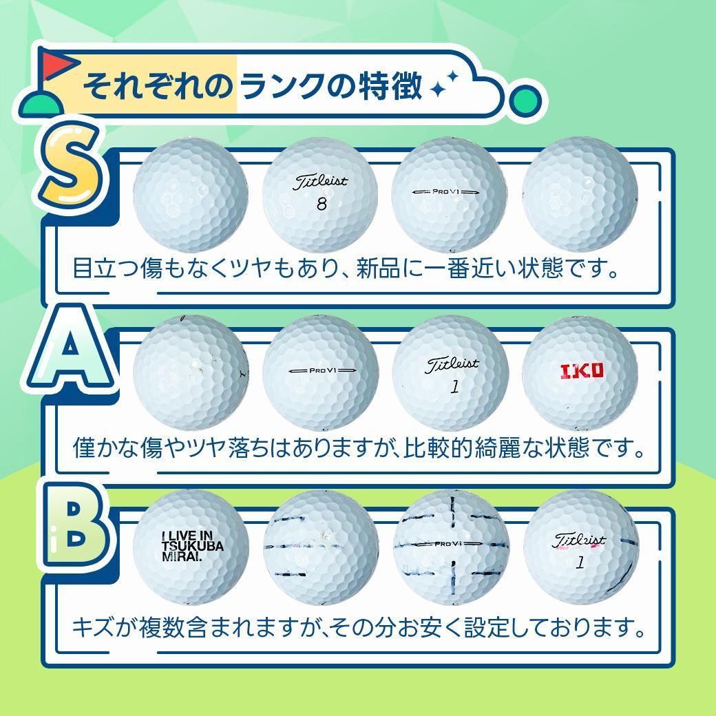 ロストボール タイトリスト PRO V1X Bランク 2023 20球 おまけ付