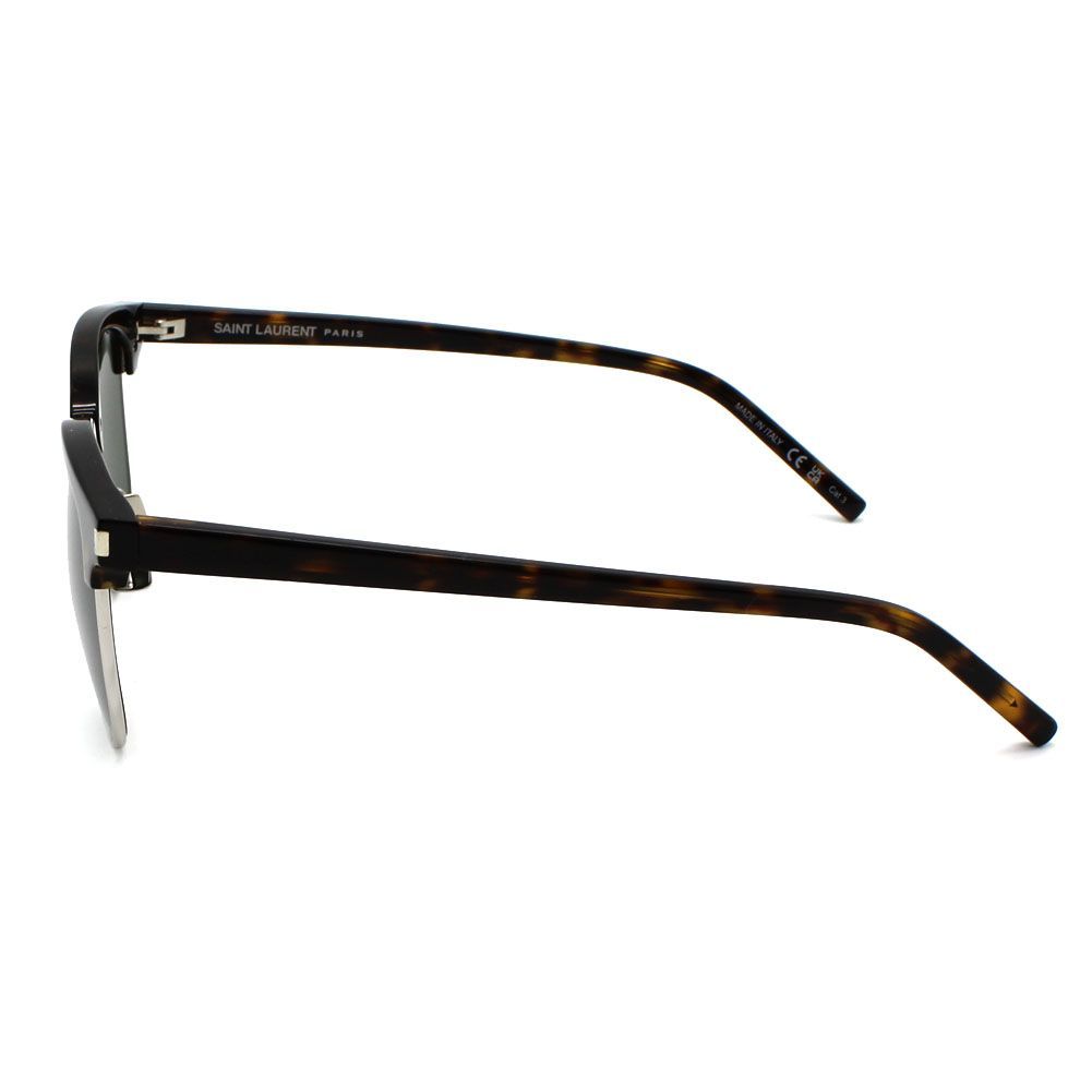 サンローラン SAINT LAURENT SL108 015 サングラス ノーズパット UVカット 紫外線カット メンズ レディース グリーン ハバナ シルバー