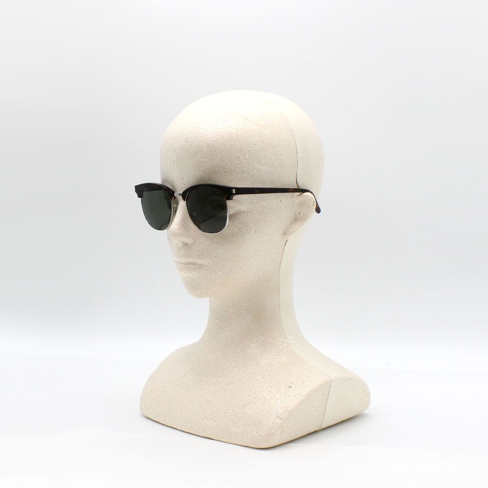サンローラン SAINT LAURENT SL108 015 サングラス ノーズパット UVカット 紫外線カット メンズ レディース グリーン ハバナ シルバー