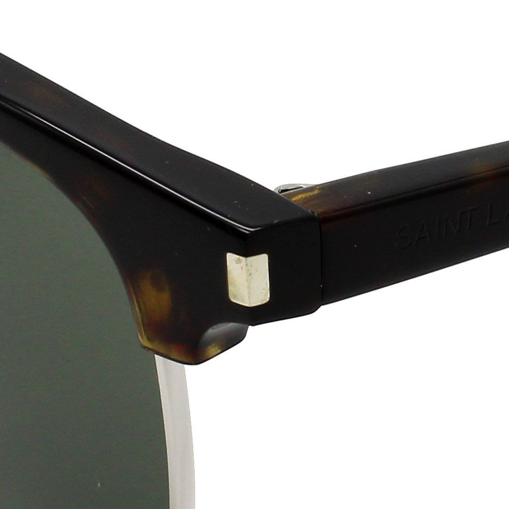 サンローラン SAINT LAURENT SL108 015 サングラス ノーズパット UVカット 紫外線カット メンズ レディース グリーン ハバナ シルバー