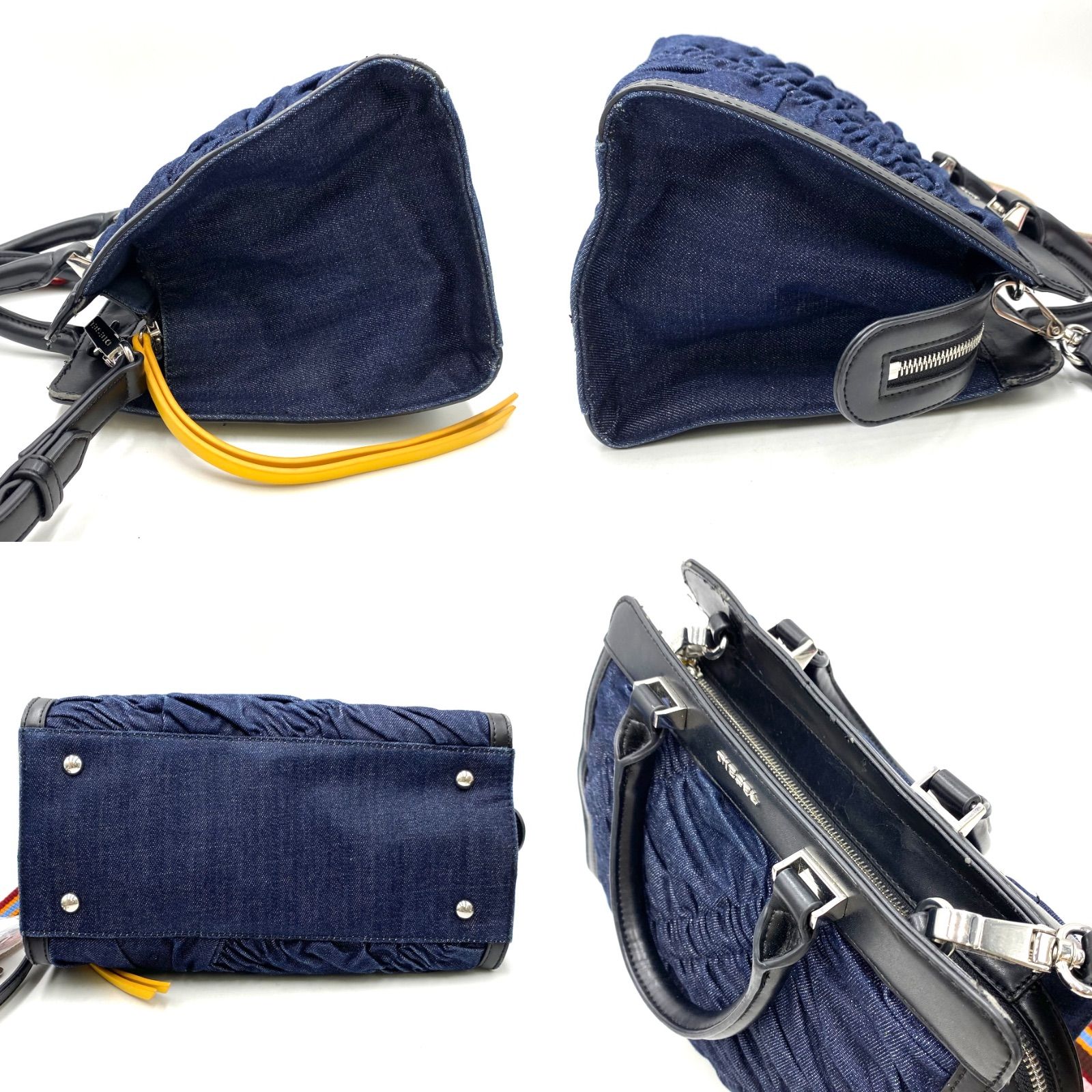 DIESEL ディーゼル デニム ショルダーバッグ ハンドバッグ トート