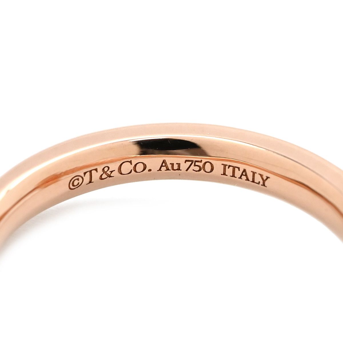 ティファニー Tiffany & Co リング 指輪 T ワン ナロー ダイヤ ローズ