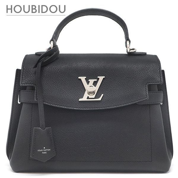 ルイヴィトン Louis Vuitton 2WAYバッグ ロックミー エヴァー BB レザー ノワール シルバー金具 ハンドバッグ ショルダーバッグ 黒 M53937 AR0281【中古】