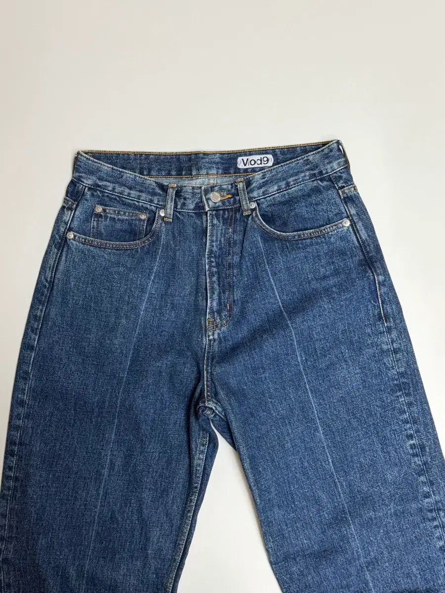 モッド9Mod9 メンズ ワイド ストレート デニムパンツ 30サイズ