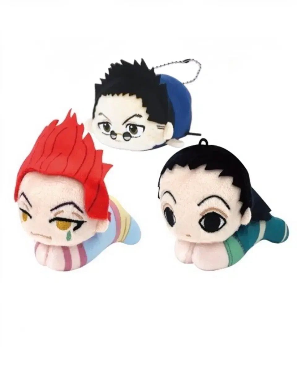 HUNTER×HUNTER はぐキャラ ヒソカ=モロウ イルミ レオリオ ぽてコロ 3個 まとめ