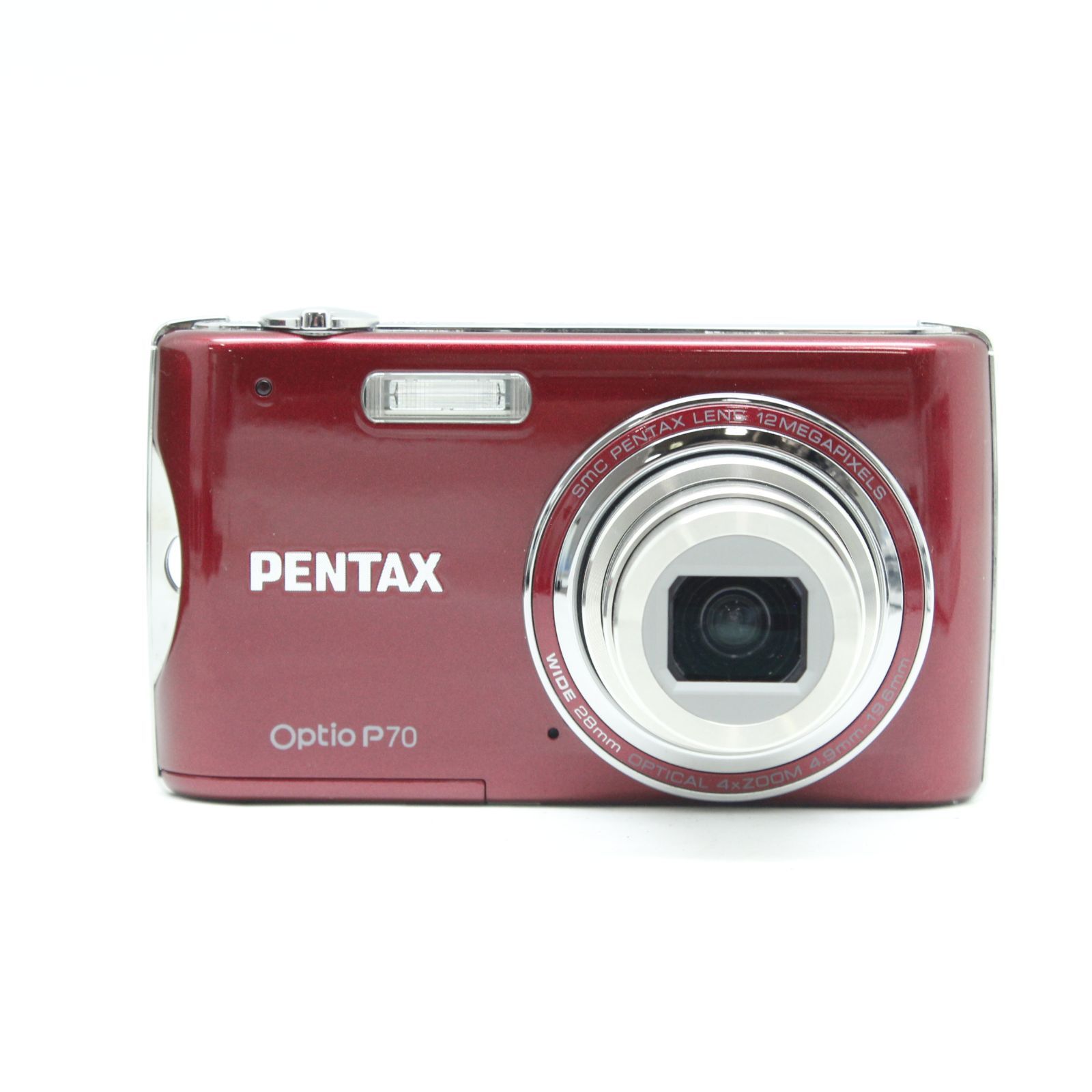 PENTAX Optio P70 レッド 本体　美品元箱有りお値下げ PENTAX Optio P70 レッド - メルカリ