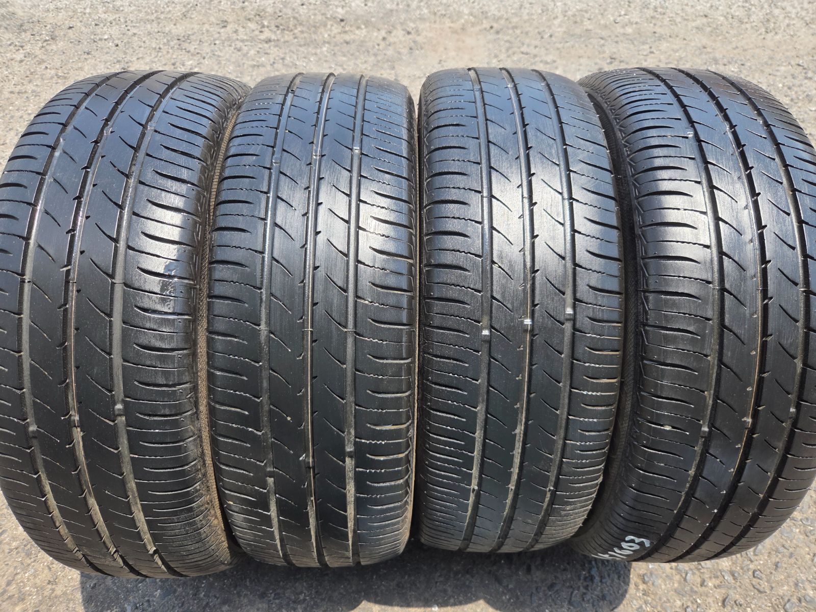 送料無料!! 165/55R15 4本 TOYO 22年 N-BOX N-WGN タント ムーブ スペーシア カスタム エブリィ ワゴンR　パンクチェック済み