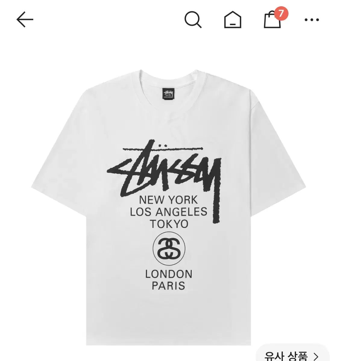 STUSSY WORLD TOUR 新品 Lサイズ