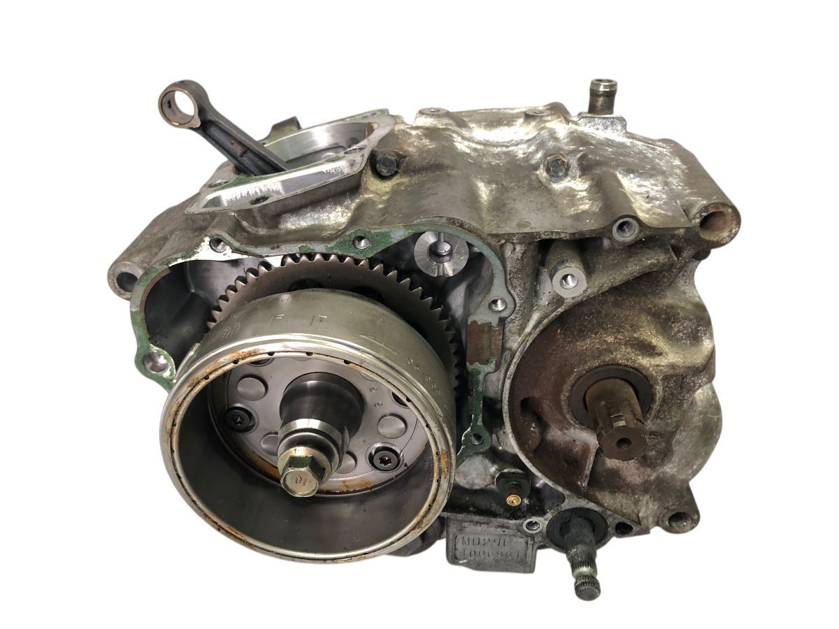 HONDA　XLR200R　MD29　エンジン腰下　部品取り　ＯＨベースにも（中古）2911-N2869