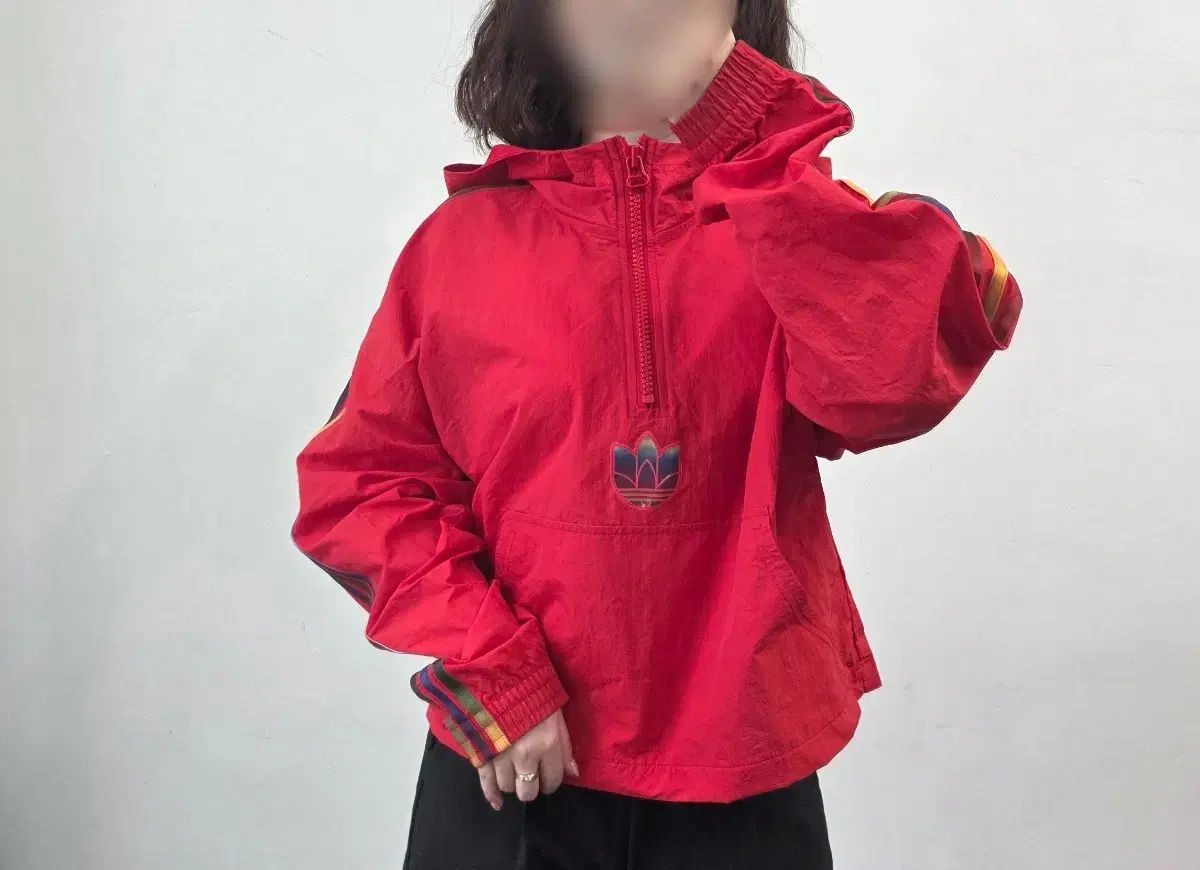 フリップ adidas オリジナル レッド Anorak（アノラック） ウィンドブレーカー