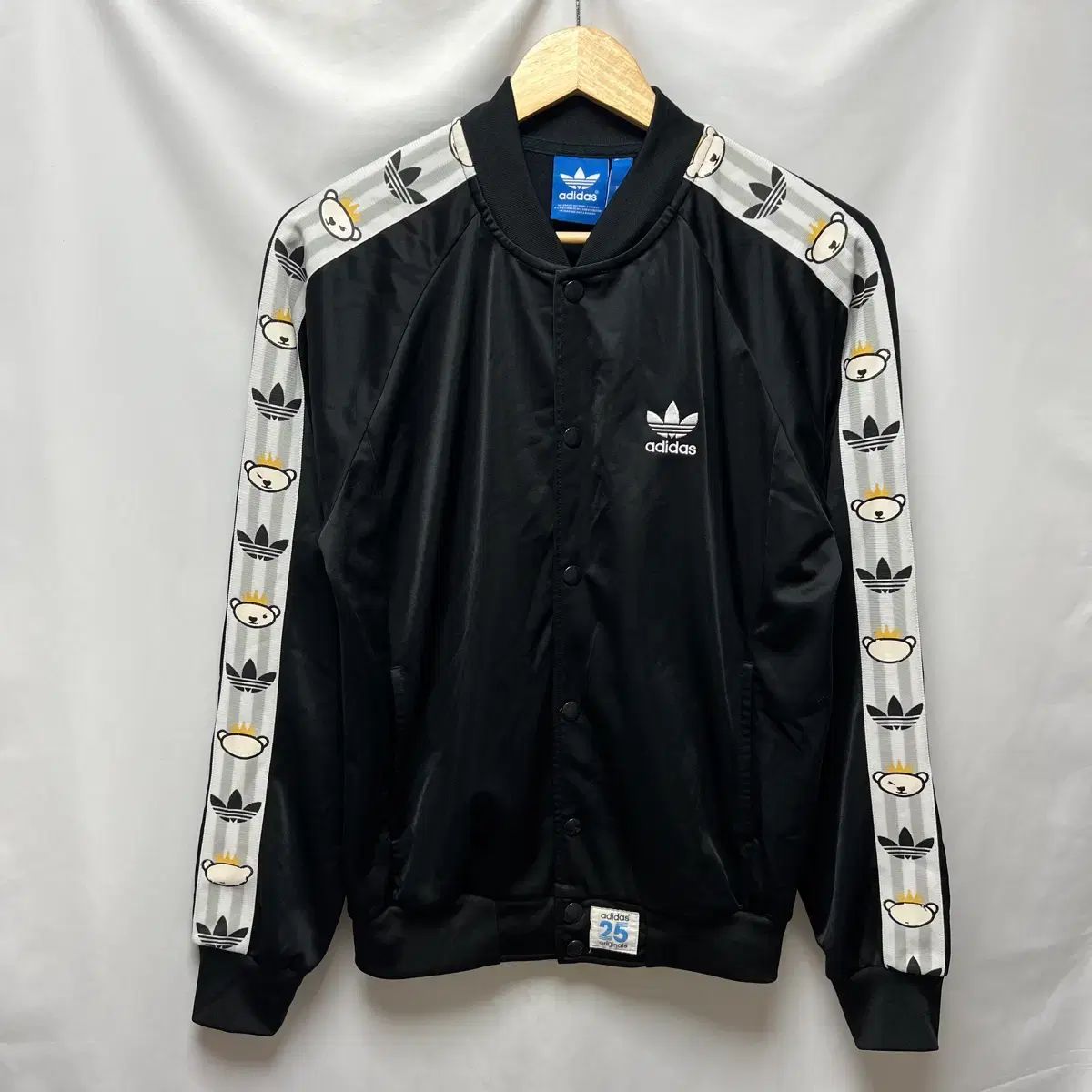 正規品/105 adidas アディダス ヨーロッパ NIGO(ニゴー) クマ ブラック トラックジャージ/ジャージ トップス