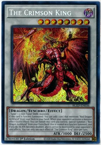 遊戯王/英語版/EU版/紅蓮の王者/ザ・クリムゾン・キング/The Crimson