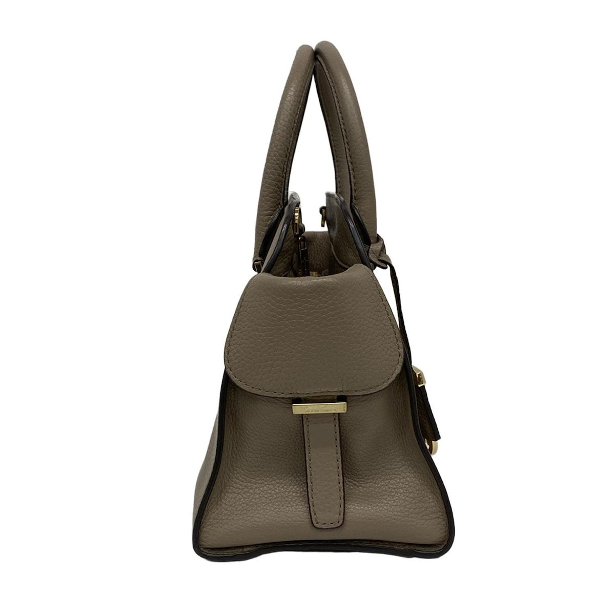 MICHAEL KORS(マイケルコース) ハンドバッグ - グレーベージュ 型押し 