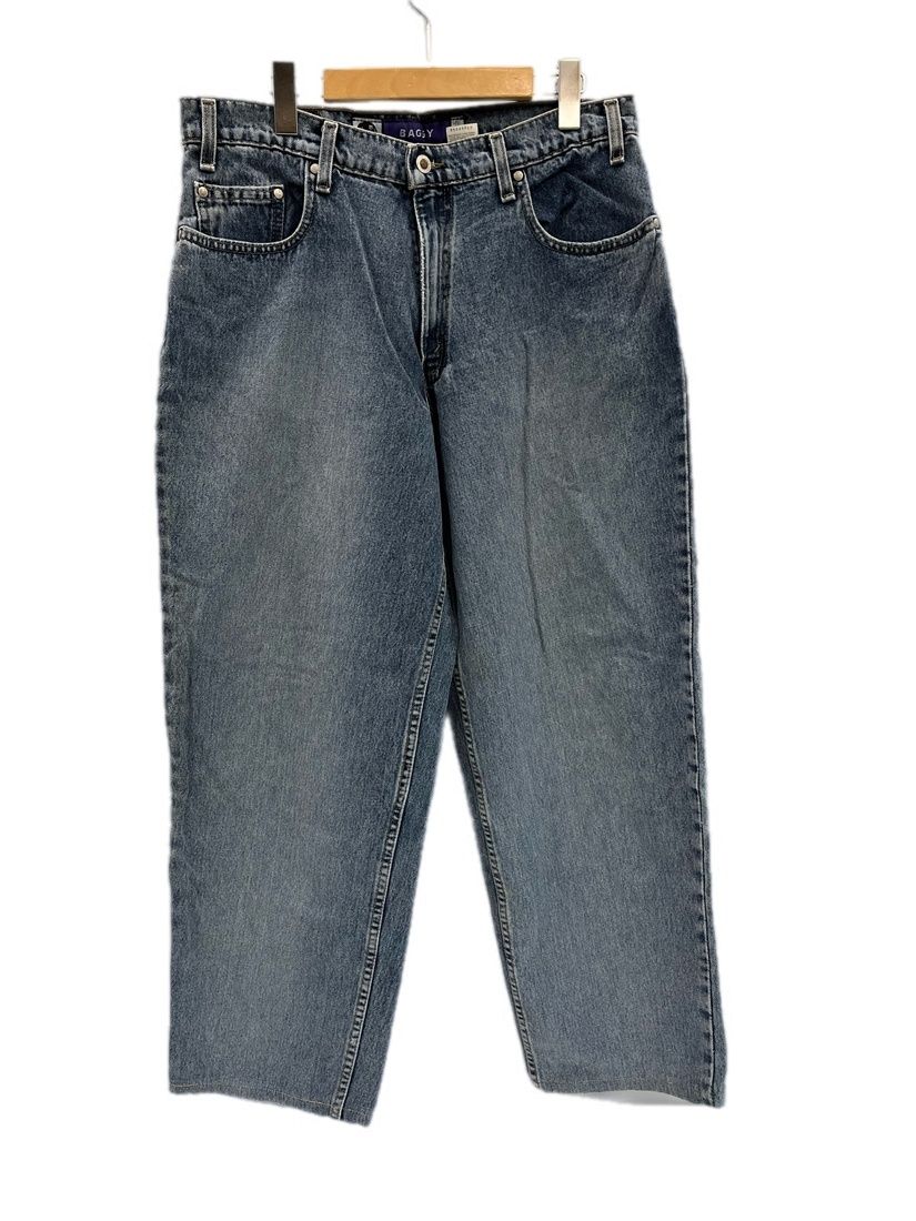 リーバイス Levi's 90s 90年代 ボタン裏刻印549 シルバータブ バギーパンツ ジッパーフライ USA製 アメリカ製 青 デニム ブルー W34L32 101MB-992