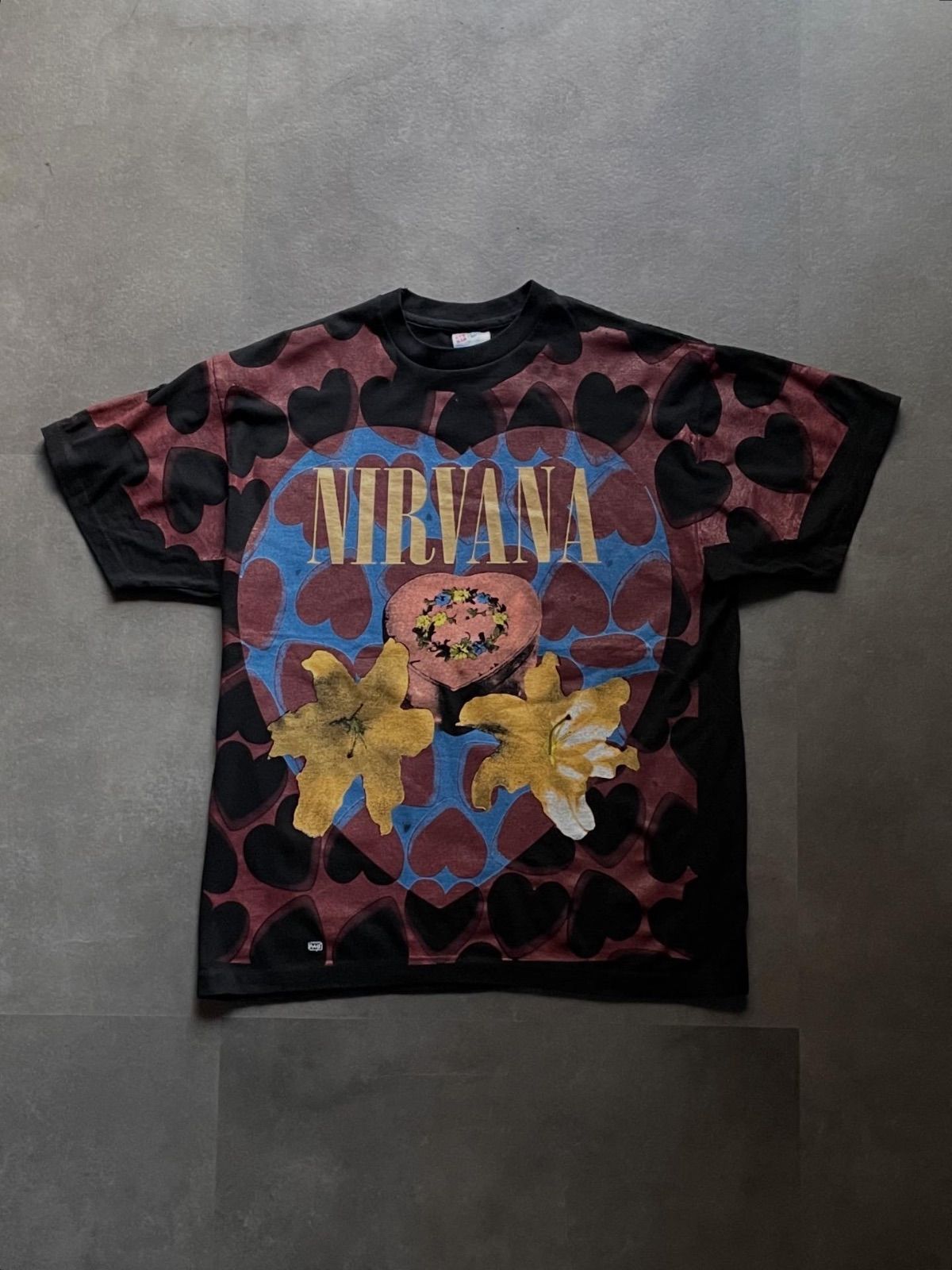 NIRVANA/バンドT/L/ニルヴァーナ/ハート/tシャツ 