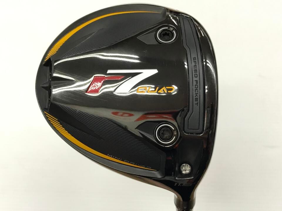 テーラーメイド　r7 QUAD MINI DRIVER US　11.5度　Fujikura SPEEDER MD　Sフレックス　ドライバー　中古【最短即日発送】
