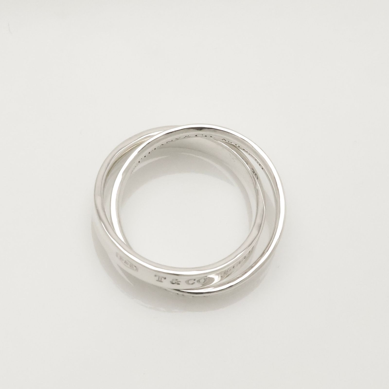 TIFFANY＆Co. 　ロッキングサークル ダブルリング　ユニセックス レディース TIFFANY＆Co. ロッキングサークル ダブルリング ユニセックス