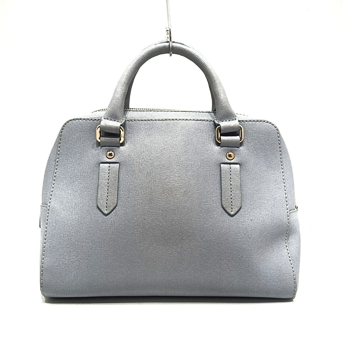 FURLA(フルラ) ハンドバッグ エレナ ライトブルー レザー - メルカリ