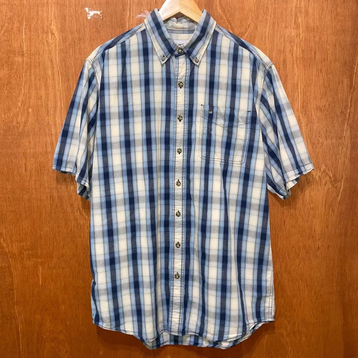 (L) Carhartt カーハート CHECK 半袖 シャツ