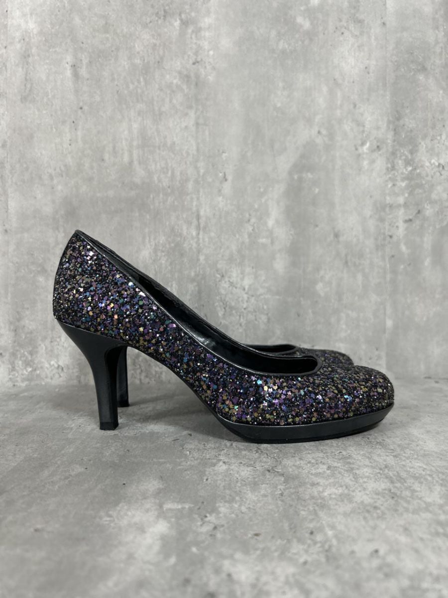 DIANA ダイアナ グリッター セクエル ハイヒール パンプス size23.5cm