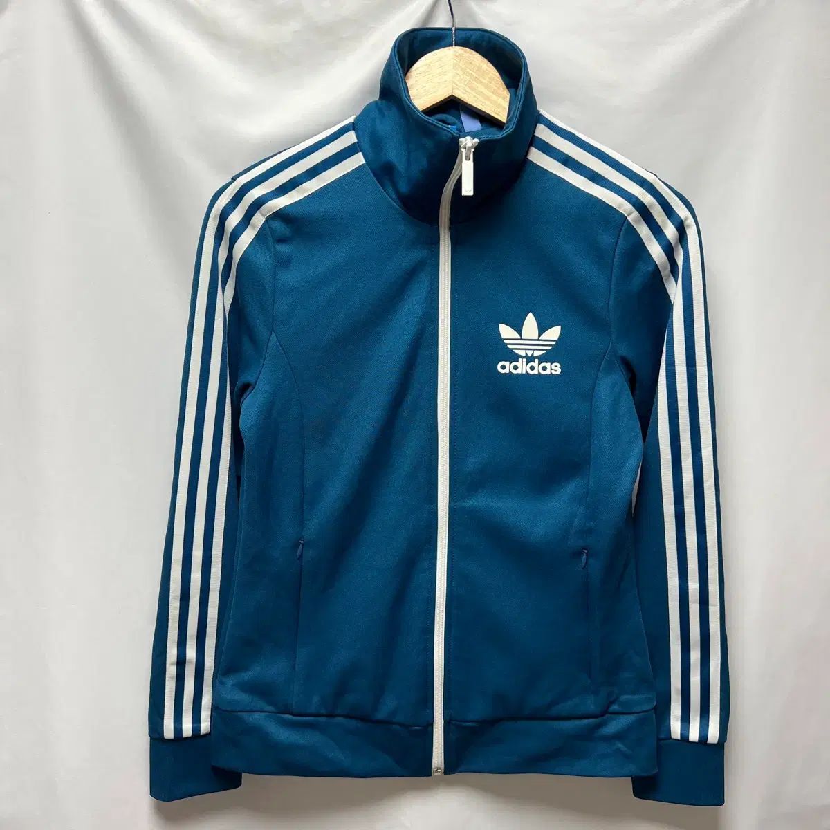 正規品/100 アディダス ヨーロッパ レディース デニム色 トラックジャージ/ジャージ
