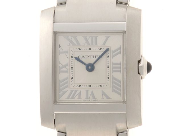CARTIER カルティエ タンクフランセーズSM WSTA0065 腕時計 スティール シルバー文字盤 クオーツ レディース【中古】【472】SJ 274,428円