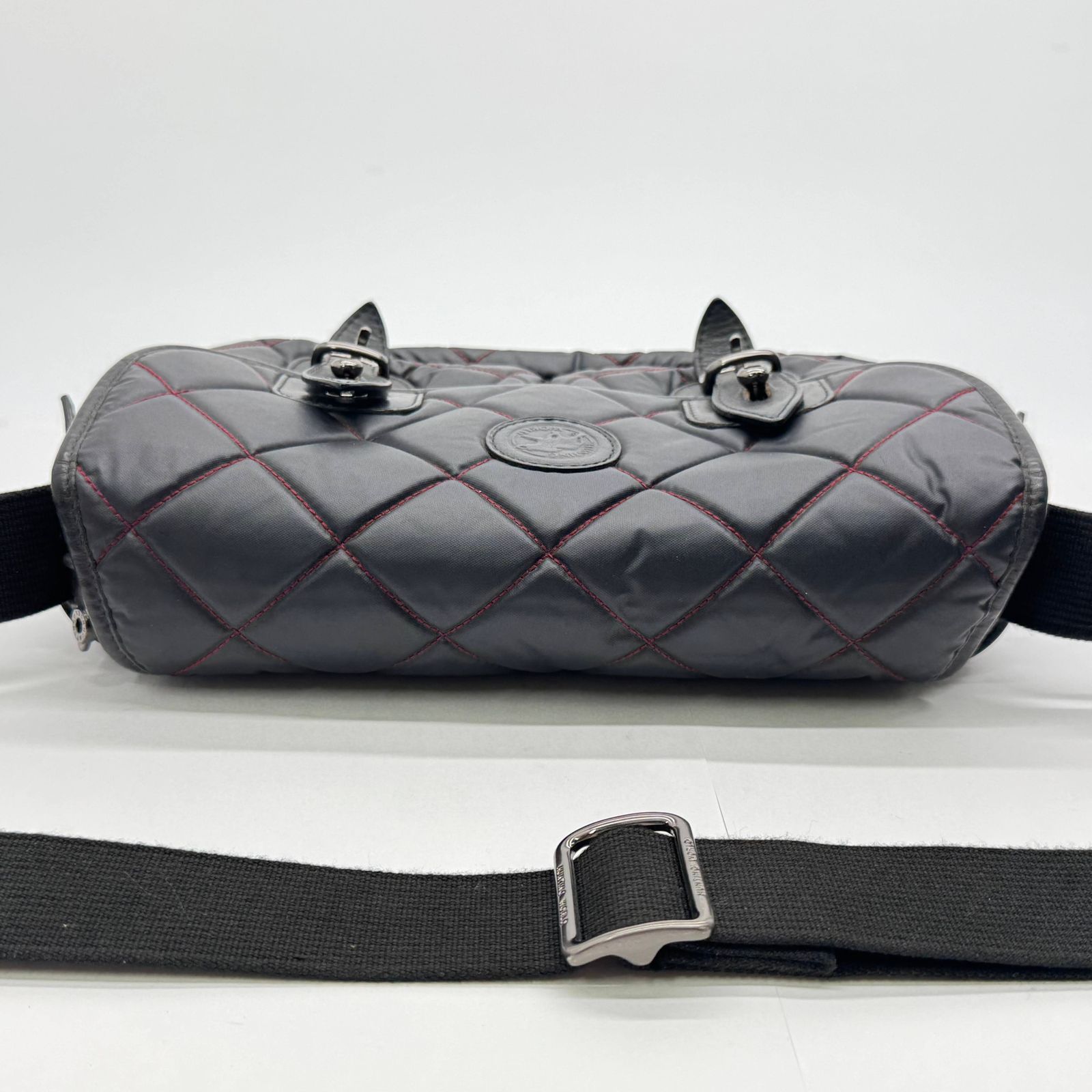 希少 美品 ハンティングワールド ショルダーバッグ キルティング 