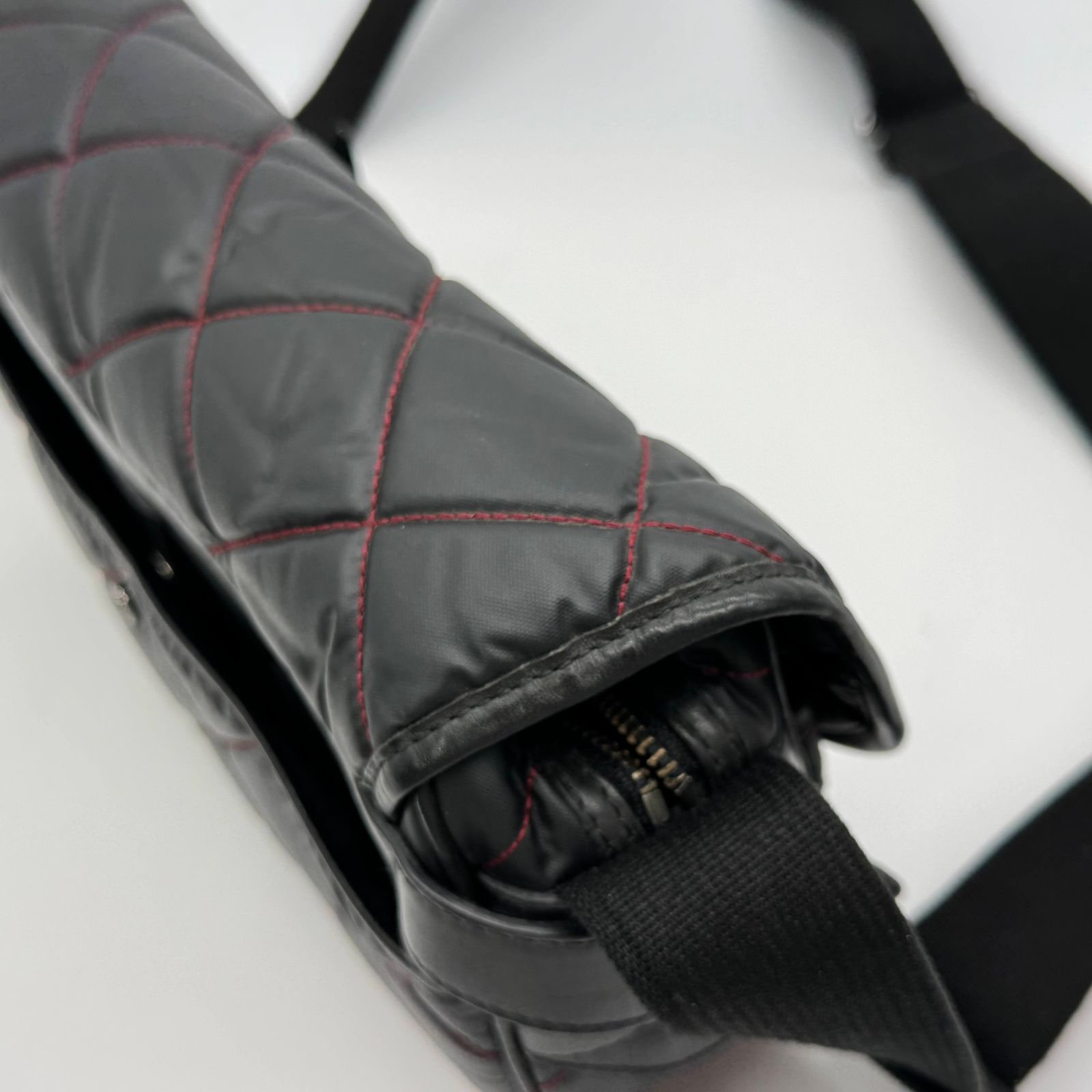 希少 美品 ハンティングワールド ショルダーバッグ キルティング 