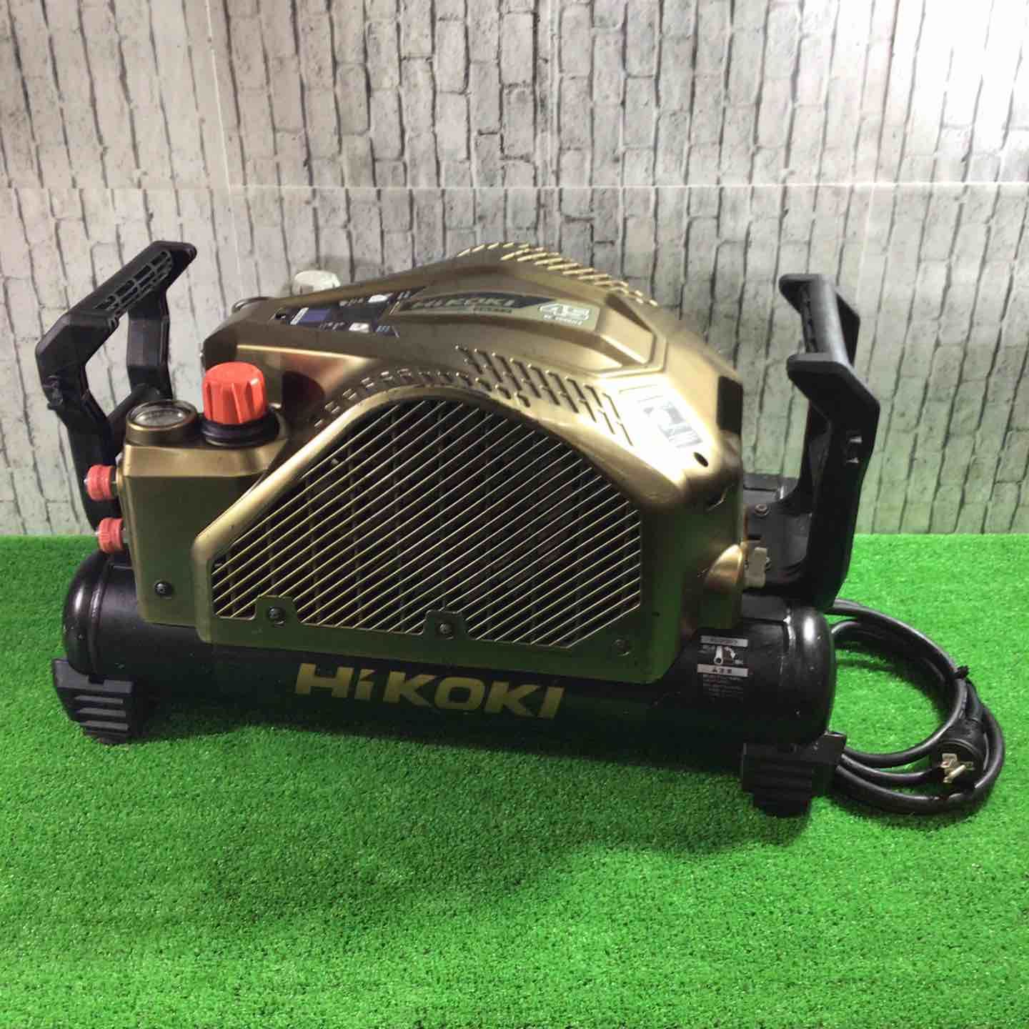 HiKOKI(ハイコーキ) 旧日立工機 釘打機用エアコンプレッサ タンク容量12L タンク内圧45気圧 高圧/一般圧対応 セキュリティ機能なし EC1445H3(TN(BG))ブラック＆ゴールド 限定販売色【川口店】