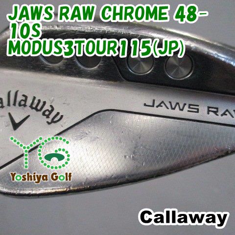 ウェッジ キャロウェイ JAWS RAW CHROME 48-10S/MODUS3TOUR115(JP)/S/48[148939]