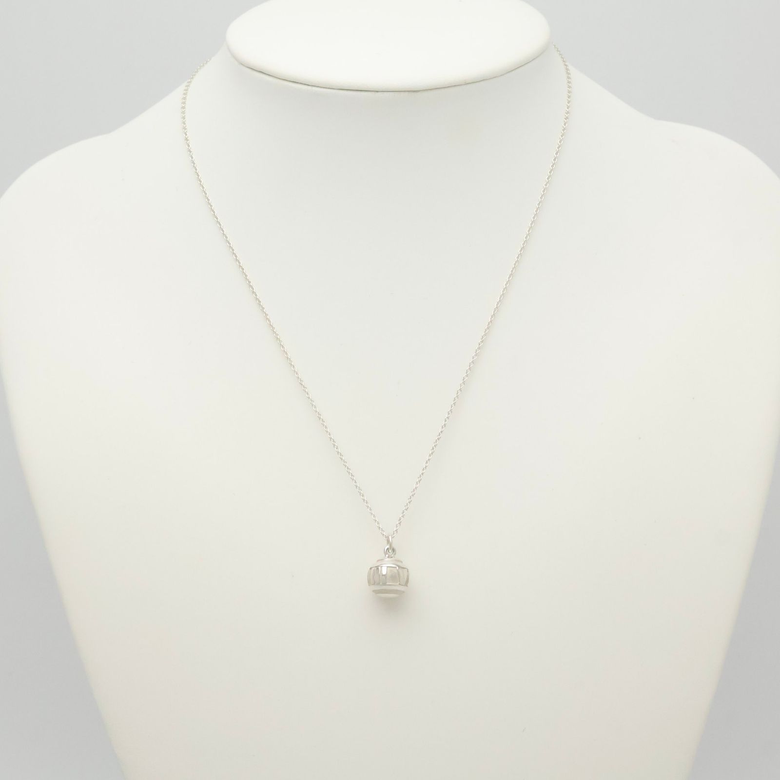 美品】ティファニー TIFFANY&Co. アトラス ラウンド ボール ネックレス 美品】ティファニー TIFFANY&Co. アトラス ラウンド ボール ネックレス