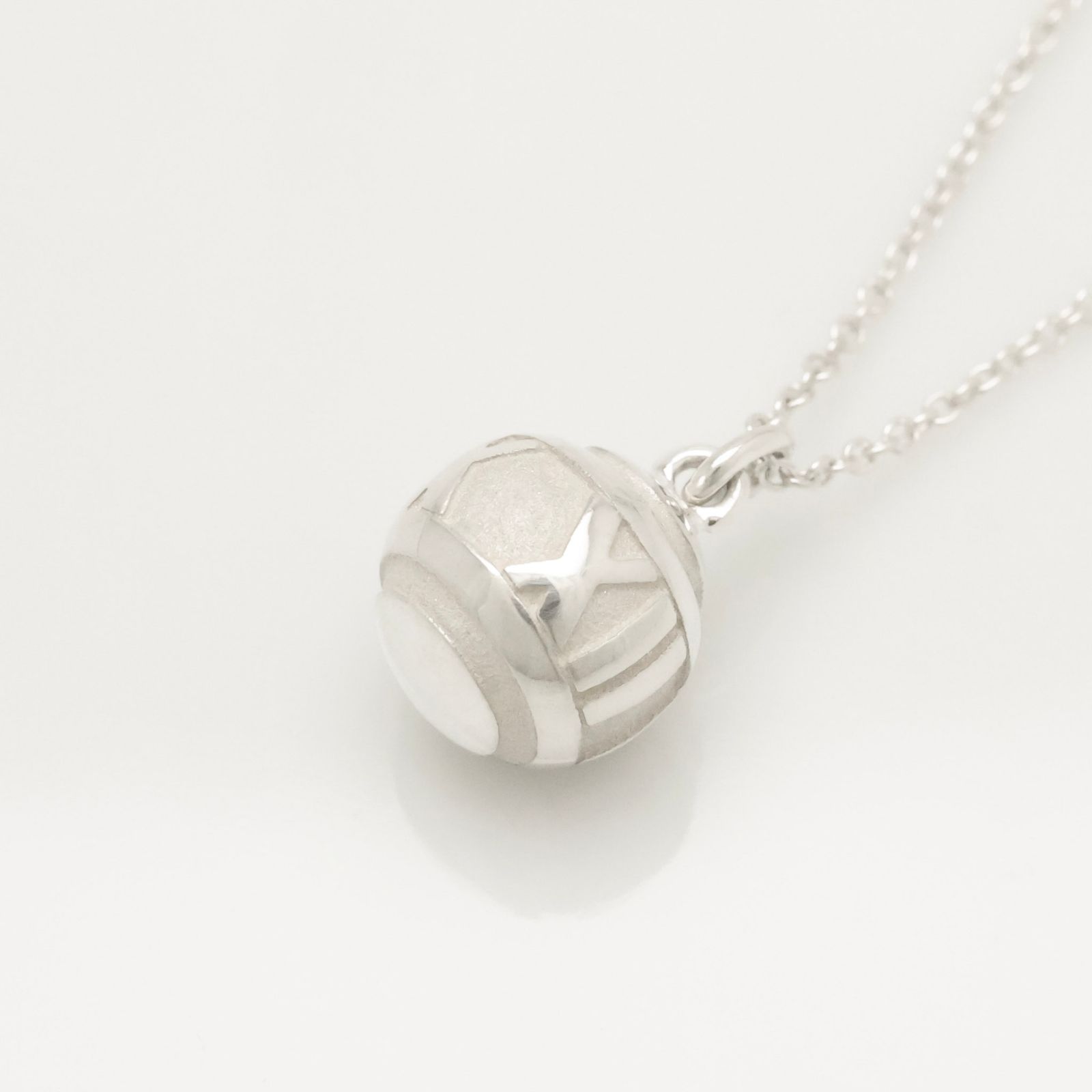 美品】ティファニー TIFFANY&Co. アトラス ラウンド ボール ネックレス 美品】ティファニー TIFFANY&Co. アトラス ラウンド ボール ネックレス